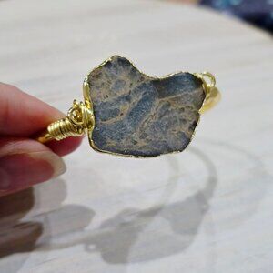 Ocean Jasper Cuff ✦ Emotional Talisman ✦ 14Kt Gold Wire Wrap Crystal Bracelet